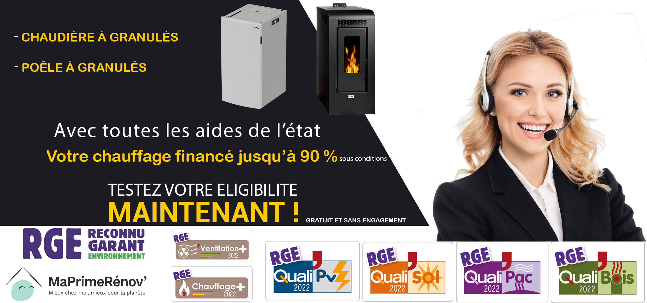 Poêle à Granulés 1 euro Noyon